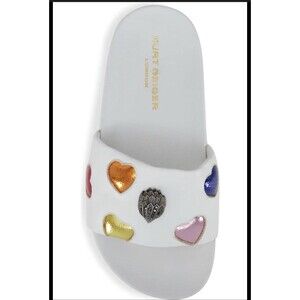 Kurt Geiger Mini Meena Eagle Slide Sandal USA 11 Kids With Flaw